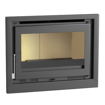 Insert à bois  I-180 - ref 702C02 - 80 cm - 13 à 18 kW - acier et fonte -Convection naturelle - FM Calefaccion
