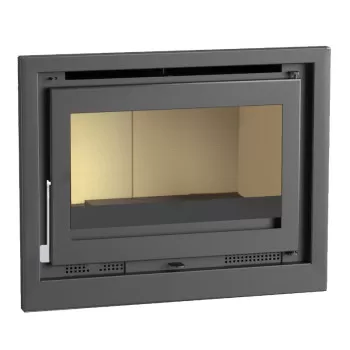Insert à bois  I-180 - ref 702C02 - 80 cm - 13 à 18 kW - acier et fonte -Convection naturelle - FM Calefaccion