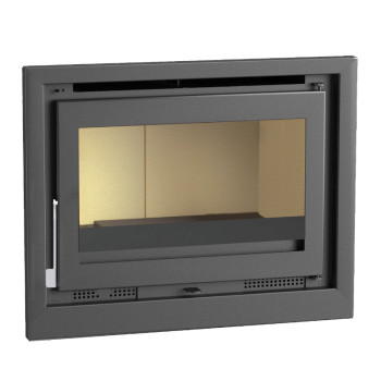 Insert à bois  IT-180 - ref 702C04 - 80 cm - 13 à 18 kW -  Foyer vermiculite - FM Calefaccion