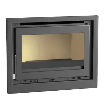 Insert à bois  IT-180 - ref 702C04 - 80 cm - 13 à 18 kW -  Foyer vermiculite - FM Calefaccion