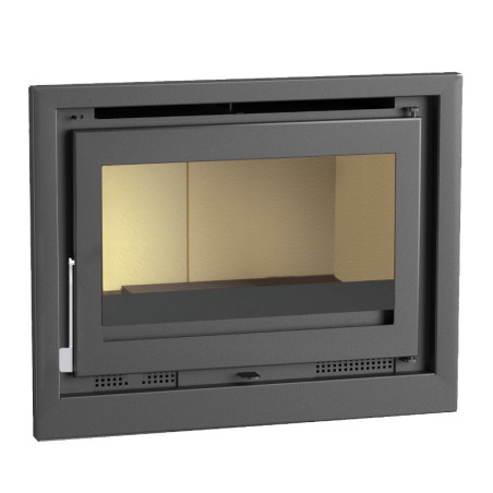 Insert à bois  IT-180 - ref 702C04 - 80 cm - 13 à 18 kW -  Foyer vermiculite - FM Calefaccion