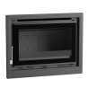 Insert à bois  IT-180 K - ref 702C19 - 80 cm - 13 à 18 kW -  Foyer fonte- Verre sérigraphié - FM Calefaccion