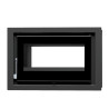Insert à bois double-face IT-182 FK -ref 702C70 - Double porte - foyer fonte - FM Calefaccion