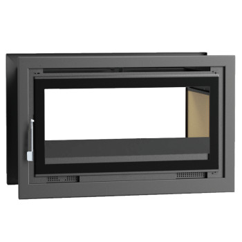 Insert à bois double-face IT-102 K -ref 702C23 - Double porte - foyer vermiculite - FM Calefaccion