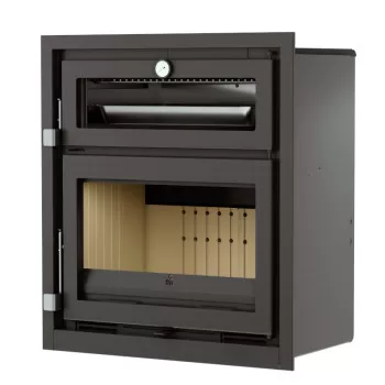 Insert à bois compact I-700 H et IT-170 H - Ref 702C72 - 12.6 à 17 kW -insert avec four - FM Calefaccion