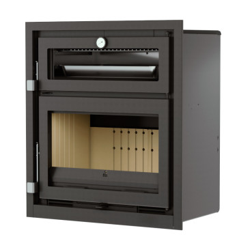 Insert à bois compact I-700 H et IT-170 H - Ref 702C72 - 12.6 à 17 kW -insert avec four - FM Calefaccion