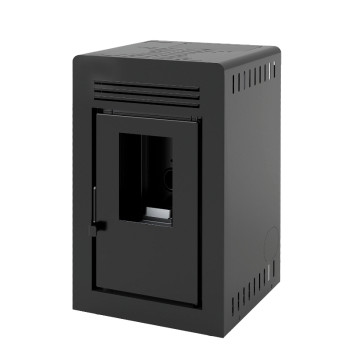 Poêle à granulés BP-CH1 - ref 707C04 - Coloris noir - Compact et puissance intermédiaire - FM Calefaccion