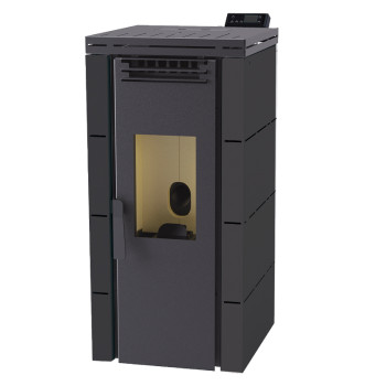Poêle à granulés BP-100 - Ref 707C01 - Coloris noir - 8.5 Kw - FM Calefaccion