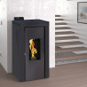 Poêle à granulés hydro BP-500 H - Ref 714C15 - 16 kW - (14.8 kW eau) - Exemple d'installation