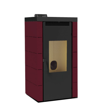 Poêle à granulés BP-700 - ref 707C48- 15.9 kW - Coloris rouge - Fm Calefaccion