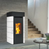 Poêle à granulés BP-700 - ref 707C35 - canalisable 15.9 kW - Coloris blanc- Fm Calefaccion