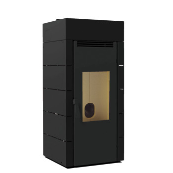 Poêle à granulés BP-700 - ref 707C50 - canalisable 15.9 kW - Coloris noir - Fm Calefaccion