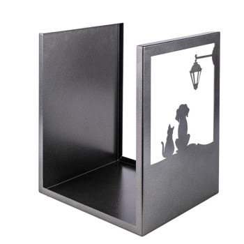 Range-bûches thématique - Chat et chien - Laferrotecnica