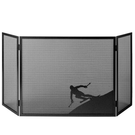 Pare-feu pour cheminée - 3 volets -  SKIEUR - PS867 - Laferrotecnica