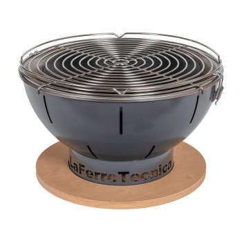 Barbecue nomade SMILE - BQ167/M - Gris - Avec sac de transport - Laferrotecnica