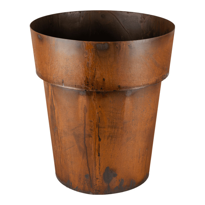 Brasero VASO - BR136 - Laferrotecnica - Braséro/jardinière en acier corten