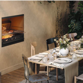 Cheminée de jardin DONN - Outr - 003.01.01.001 - Idéal pour un coin repas en extérieur