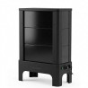Poêle radiant électrique E30 S La Valmarecchia en céramique noir et cadre acier noir