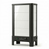 Poêle radiant électrique E40 S La Valmarecchia en céramique blanche et cadre acier noir