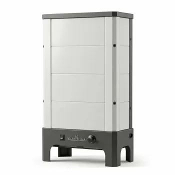 Poêle radiant électrique E40 SL La Valmarecchia en céramique blanche — habillage majolique intégral