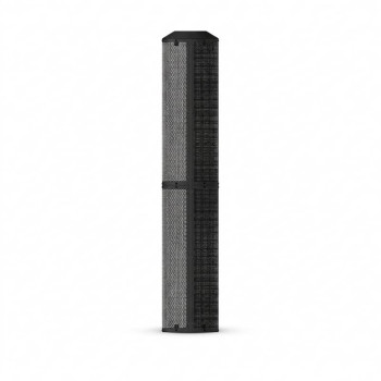 Habillage conduit de fumée zone habitable tôle perforée noire Dixneuf hauteur 1500 mm