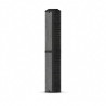 Habillage conduit de fumée zone habitable tôle perforée noire Dixneuf hauteur 1500 mm