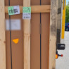 Livraison sur palette, un seul colis de 115 kg en caisse bois