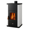 Poêle bouilleur bois hydro Italia 30 N Idro Laminox fond blanc