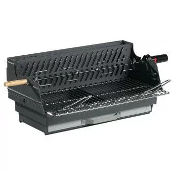 Barbecue charbon de bois encastrable -LOUQSOR - Invicta -  Poeleplus