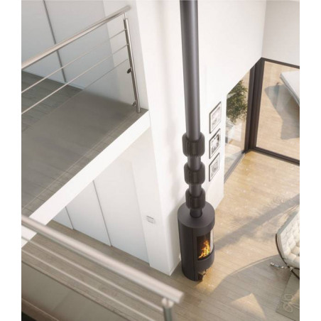 Diffuseur de Chaleur CALWAY Conduits de fumée Poêle à bois -Poêle Plus