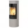 Poêle au gaz Viva L 120 - Nickel - RAIS - Poele plus