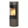 Poêle au gaz Viva L 120 - Moka - plaque supérieure en stéatite - RAIS - Poele plus