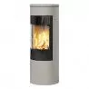 Poêle au gaz Viva L 120 - Nickel - plaque supérieure en stéatite - RAIS - Poele plus