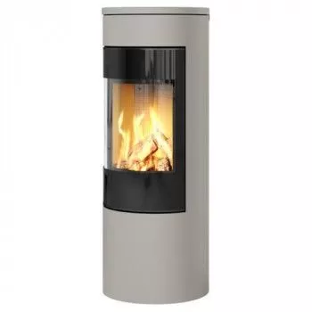 Poêle au gaz Viva L 120 - Nickel - Plaque supérieure en acier haut - RAIS - Poele plus