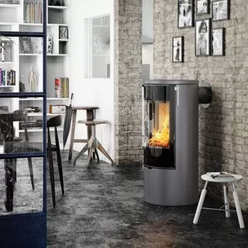Poêle au gaz Viva L 100 - Ambiance - RAIS - Poele plus