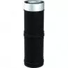 Conduit de cheminée TELE Dynamic Two - Noir - Apros - Poele Plus