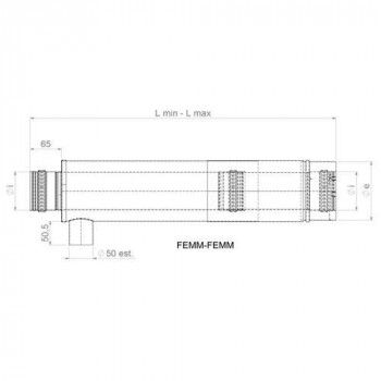 Conduit de cheminée T10T Dynamic Two - Apros - Poele Plus