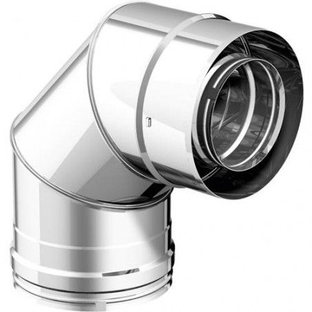 Conduit de cheminée C090 Dynamic Two - Inox - Apros - Poele Plus Conduit de cheminée C090 Dynamic Two - Inox - Apros - Poele Plus