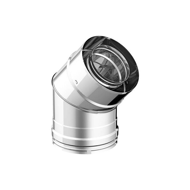 Conduit de cheminée C045 Dynamic Two - Inox - Apros - Poele Plus