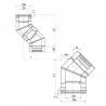 Conduit de cheminée C045 Dynamic Two - schéma - Apros - Poele Plus