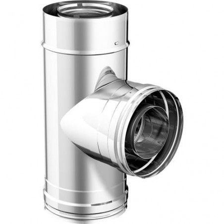 Conduit de cheminée T090 Dynamic Two - Inox - Apros - Poele Plus