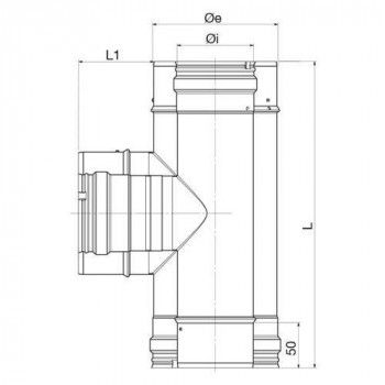 Conduit de cheminée RACT Dynamic Two - Schéma - Apros - Poele Plus