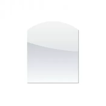 Plaque de protection de sol arrondie en verre - DIXNEUF - Poele Plus