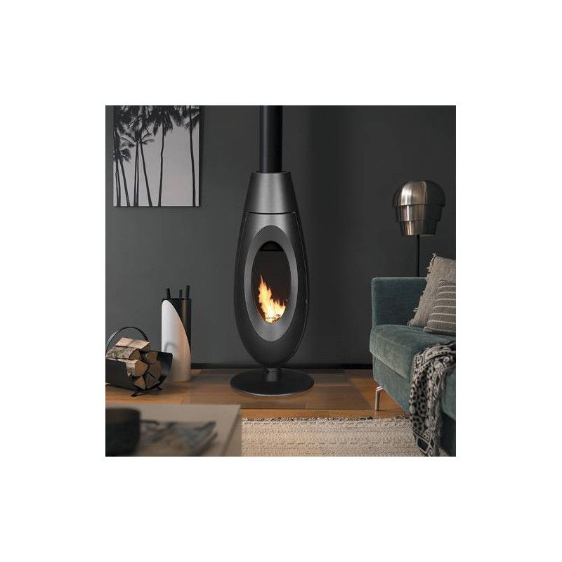 Poêle à bois OVATIO - Invicta - Référence P614904 - 5kW - Poêle Plus