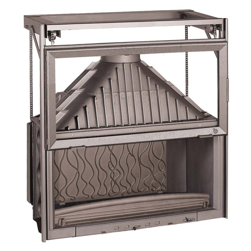 Foyer 1100 GRANDE VISION RELEVABLE Invicta - ref P681144 - Fonctionne porte ouverte