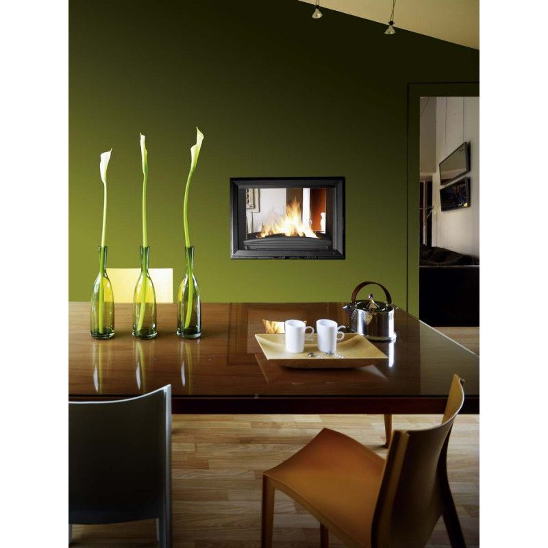 Foyer 800 GRANDE VISION DOUBLE FACE Invicta - Réf : P928244 - 12 kW