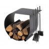 CARACOL - Rangement à bûches et serviteur - DIXNEUF - ref 005.10426N3
