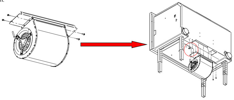 Schema installation turbine centrifuge